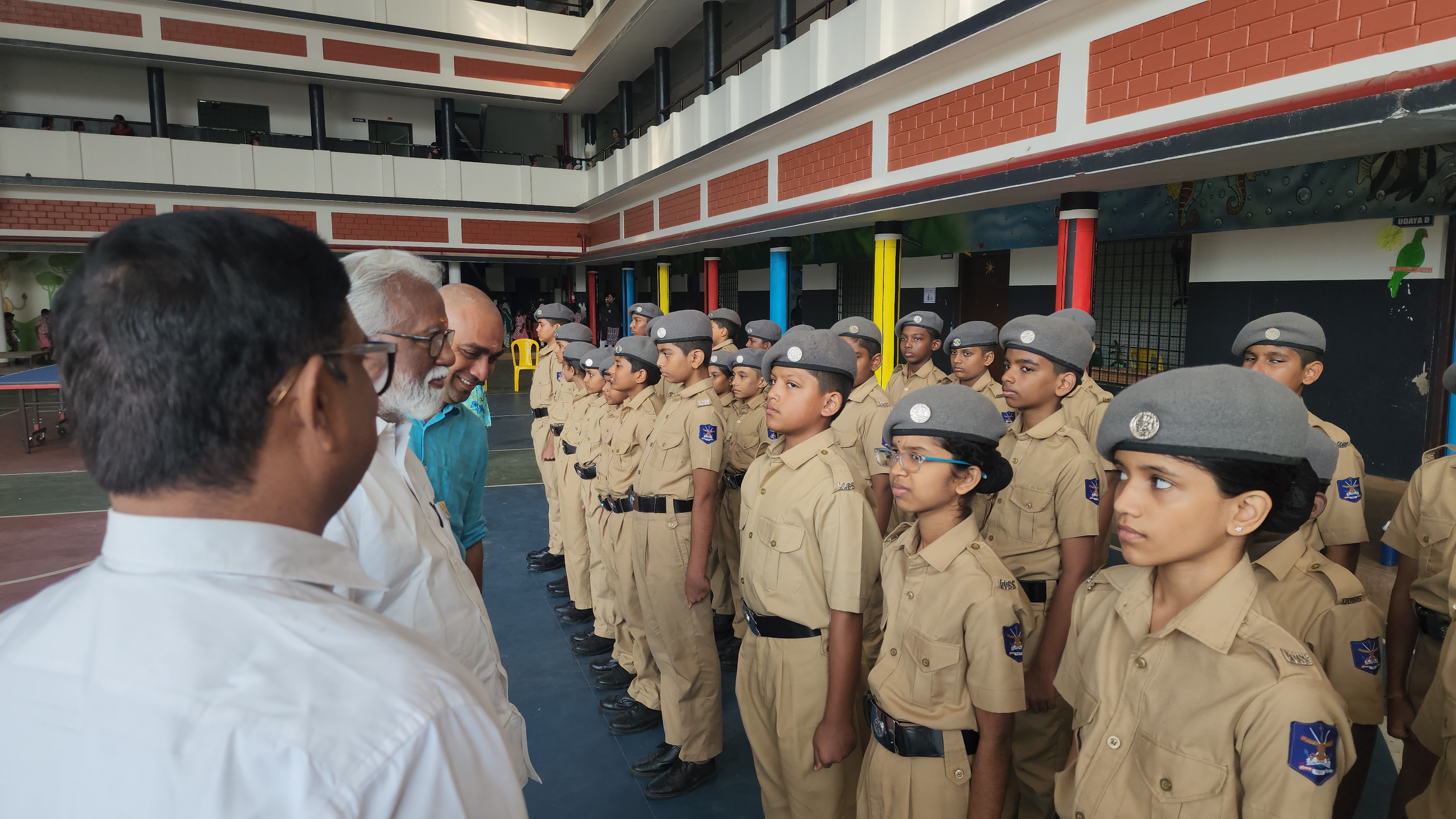 Leadership Summit — Visit By Former Mizoram Governer Kummanamji — Vidyadhiraja Vidyapeetom Sainik School